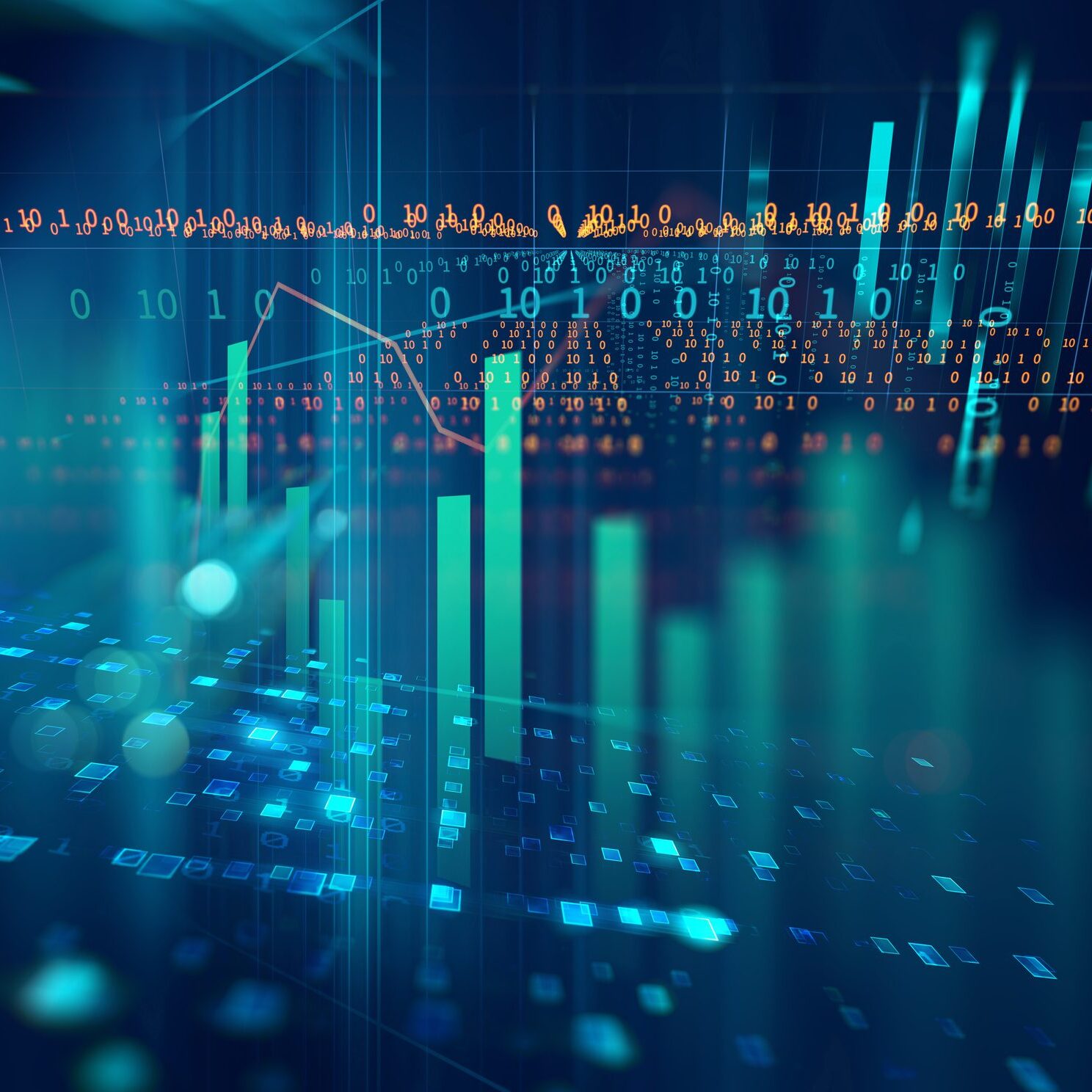 stock market investment graph on financial numbers abstract background.3d illustration
,concept of business investment and crypto currency.3d illustration